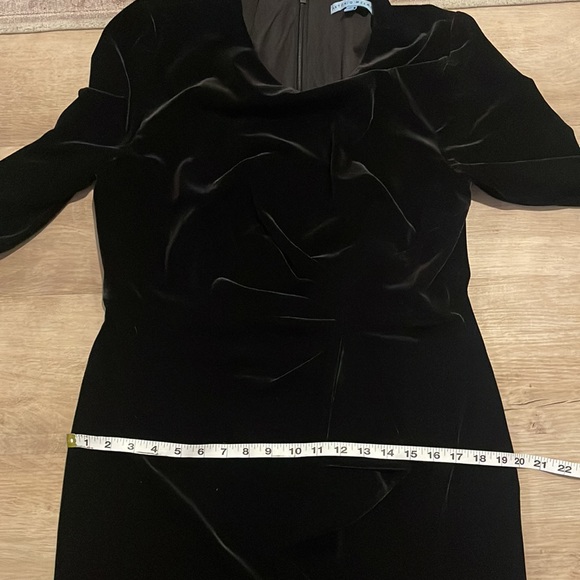 NWT Antonio Melani Black Velvet Dress sz 12 - Picture 12 of 12